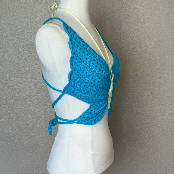 LOVELY BUTTERFLY CROCHET TOP - Picture 7 of 12